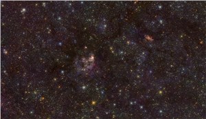 RCW 94/95 nebulae infrared light European Southern Observatory (ESO) &copy;