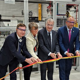 Image - Inauguration of a New 155 mm Artillery-shell Production Unit at KNDS Belgium