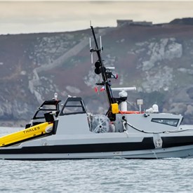 Thales Delivers a New Naval Drone Equipped With the Latest Generation Sonar to the French Navy