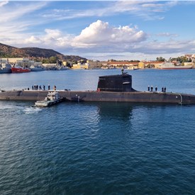 2nd S-80 Class Submarine Hits the Water and Prepares for Testing Phase