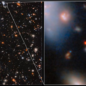 Webb Spots Greedy Supermassive Black Hole in Early Universe