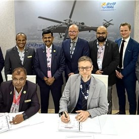HAL and Hensoldt Sign Landmark Agreement at Dubai Airshow 2025 for Advanced Helicopter OAS