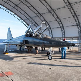 1st AF T-38 Talon Arrives at Fleet Readiness Center Southeast for Overhaul and Repair