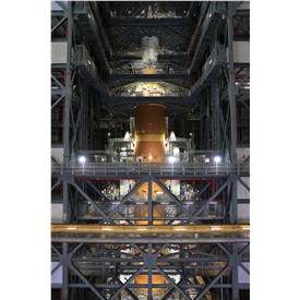 Artemis II Orion Spacecraft Stacked