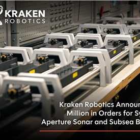 Kraken Robotics Announces $12M in Orders for  Synthetic Aperture Sonar and Subsea Batteries