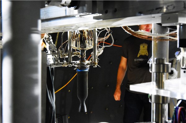 Benchmark Demos World's 1st High-Throughput ASCENT Thruster Hotfire at AFRL's Edwards AFB