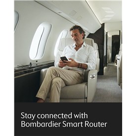 Bombardier Elevates In-Flight Connectivity with New Smart Router for Challenger and Global Aircraft