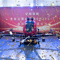 EHang Announces 1st EH216-F Firefighting eVTOL Aircraft Rolled Off from Assembly Line at Low-Altitude Emergency Rescue Equipment Headquarters in Beijing