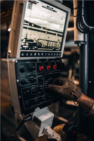 Saab Trackfire display Saab AB &copy;