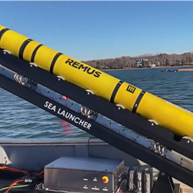 Image - HII Successfully Demos Sea Launcher, Ship-Based Automated Launch and Recovery of REMUS UUV