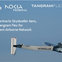 USAF Contracts Skydweller Aero, Nokia Federal, Tangram Flex for Rapid-Deployment Airborne Network