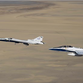 NASA Chase Aircraft Ensures X-59's Safety in Flight