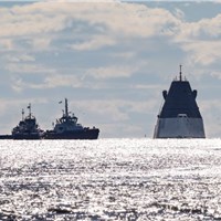HII Completes Builder's Sea Trials for USS Zumwalt (DDG 1000)