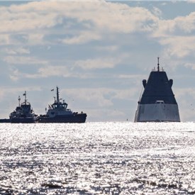 HII Completes Builder's Sea Trials for USS Zumwalt (DDG 1000)
