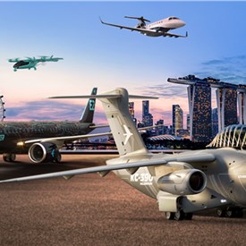 Embraer Brings New-Gen Power Duo E195-E2 and KC-390 Millennium to the Singapore Airshow