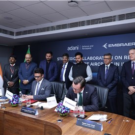 Embraer and Adani Defence & Aerospace Announce Strategic Partnership to Establish Regional Transport Aircraft Ecosystem in India