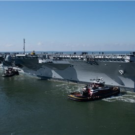 HII's Newport News Shipbuilding Completes Successful Builder's Sea Trials of John F. Kennedy (CVN 79)