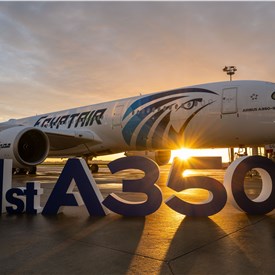 Image - EGYPTAIR Takes Delivery of its 1st of 16 Airbus A350-900 Aircraft