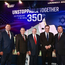 IAI Delivers 350th F-35 Wing to LM, Marking Major Program Milestone