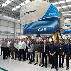 Boeing Receives Initial Qualification for 777-9 Training Devices