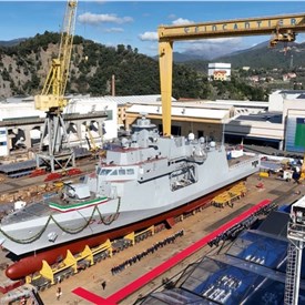Image - Launch of the 1st Next-Gen OPV for the Italian Navy