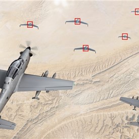 Embraer and Valkyrie Aero Expand A-29 Super Tucano Capabilities for C-UAS Mission