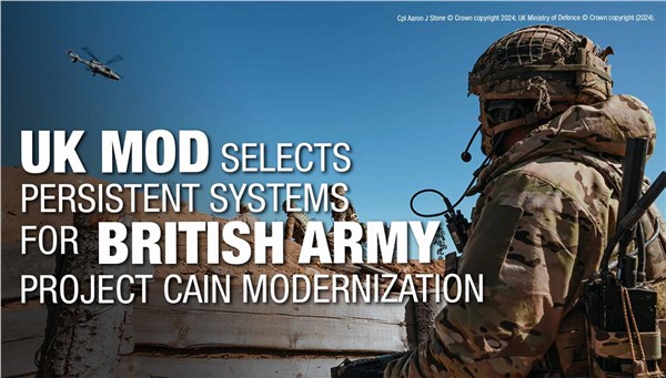 UK MoD Selects Persistent Systems' Wave Relay MANET for Project CAIN Modernization