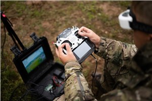 British soldiers fly drones for CUAS training SPC Elijah Magana &copy;