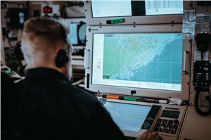 Saab 9LV Combat System on board a Swedish corvette Saab AB &copy;