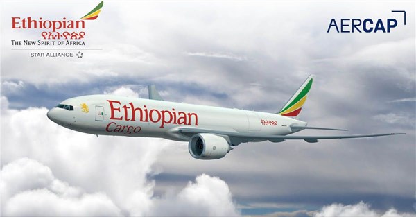 AerCap Signs Lease Agreements with Ethiopian Airlines for 2 Boeing 777-300ERSF Converted Freighters