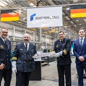 Image - Rheinmetall Naval Systems Begins Production of Intelligence Vessel Ahead of Schedule