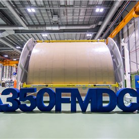 Image - Airbus Completes 1st A350F Freighter Main Deck Cargo Door in Spain