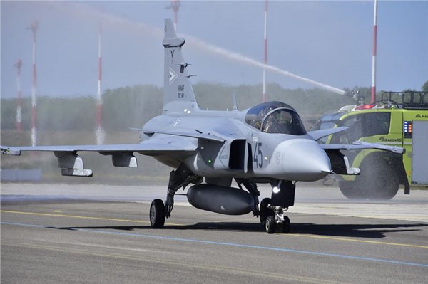 Hungary Receives 2 New Gripen Fighters