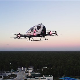 Image - EHang EH216-S Conducts 1st People-Carrying Flights in Mexico and Latin America at FAMEX Tulum Air Show 2026