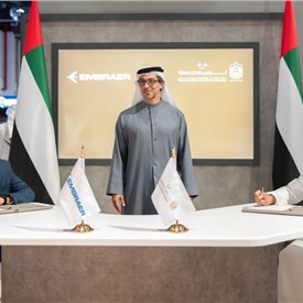 Image - Mansour bin Zayed Witnesses Signing of Contract to Purchase C-390 Millennium Aircraft for UAE AF