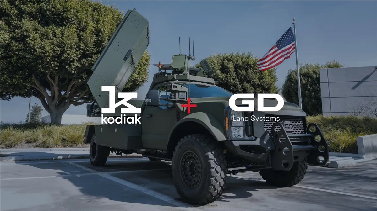 Kodiak AI and GDLS Form Strategic Collaboration For Autonomous Ground Vehicles  General Dynamics Land Systems (GDLS) / Kodioak AI &copy;