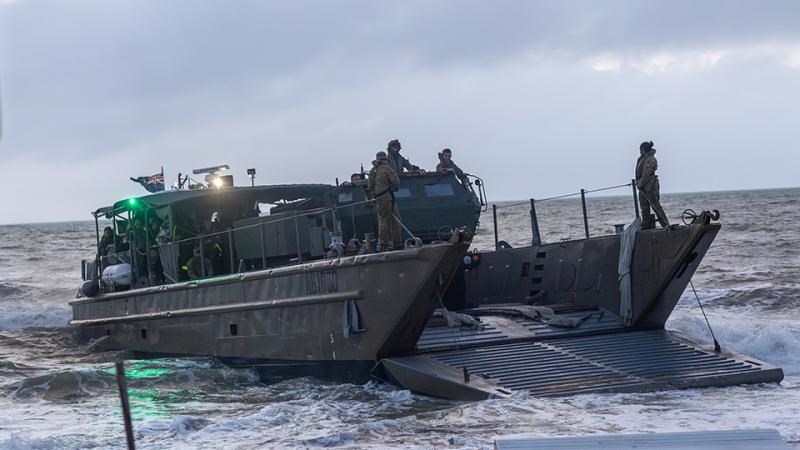 Army Proves HIMARS Deployability from Ship to Shore Private Alli Craig ©
