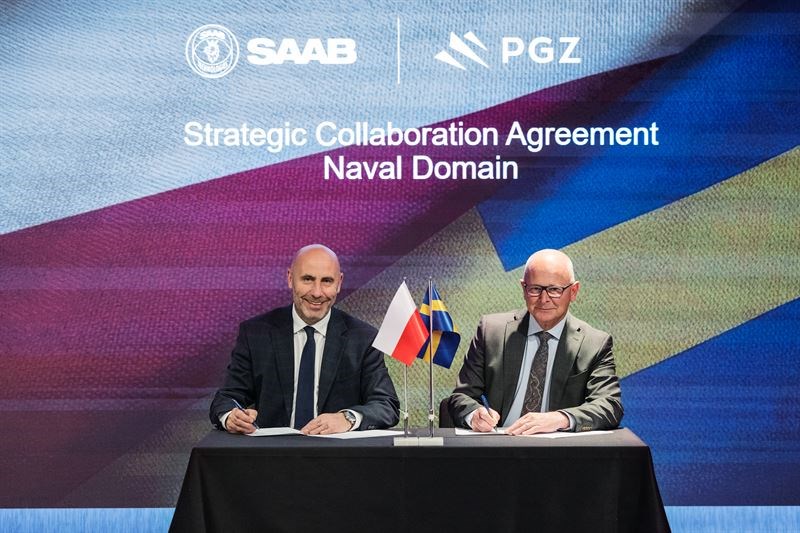 Saab and PGZ Group Establish Strategic Naval Domain Collaboration  Saab AB &copy;