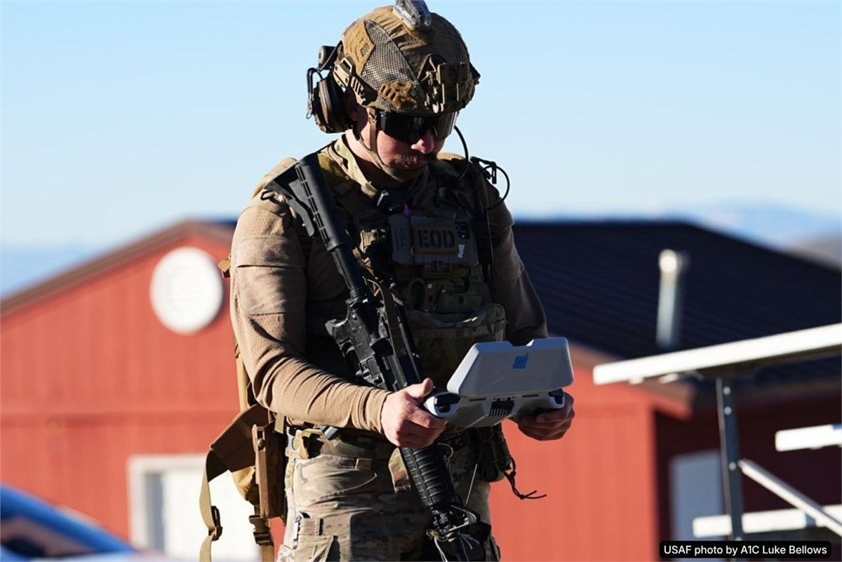 USAF Expands X10D EOD Program With Multi-Million Dollar Follow-On Award  A1C Luke Bellows / USAF &copy;