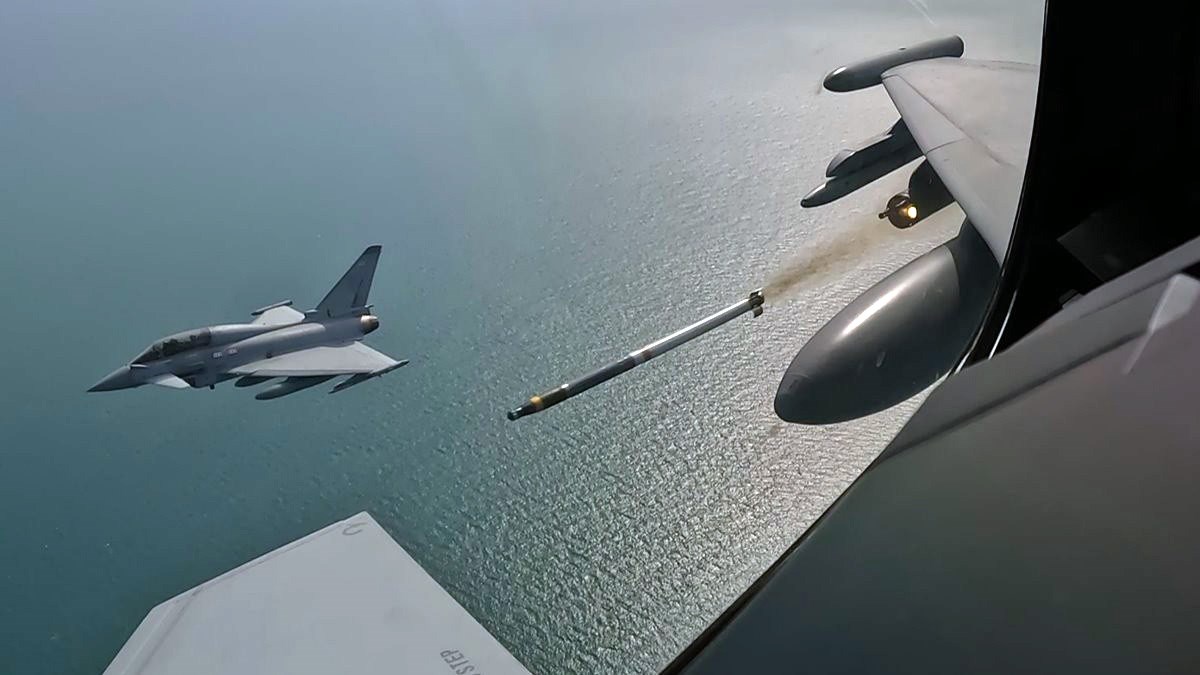 QinetiQ Supports MoD to Integrate Counter Drone Missiles to Typhoons Used in the Middle East  QinetiQ &copy;